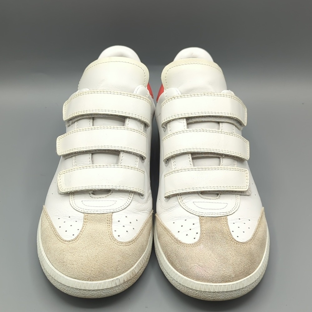 Isabel Marant Terracotta White Beth Sneakers Shoes Womens EU 40 US 9 *Read* - Picture 11 of 16
